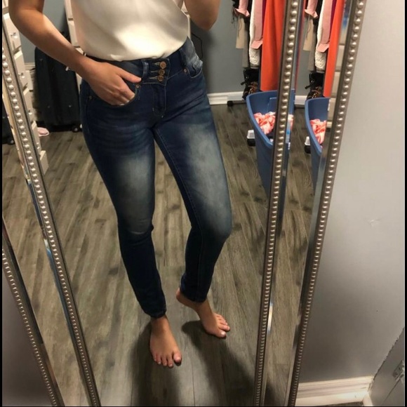 Blue Desire High Rise Jeans - Picture 1 of 3